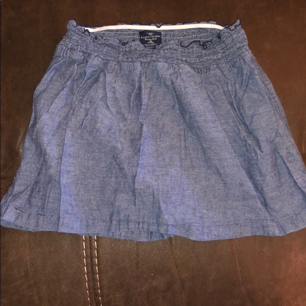 Blue jean skorts